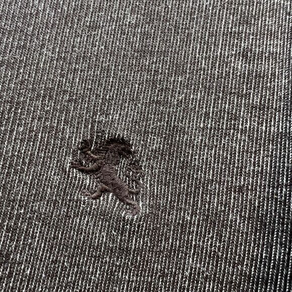 Express Long Sleeve Cotton Blend Henley Brown Shirt Crew Neck XL - Picture 2 of 5